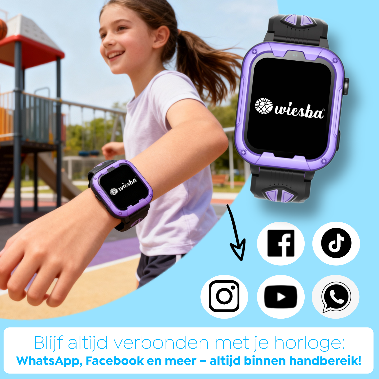 Wiesba WB40 gps kindersmartwatch