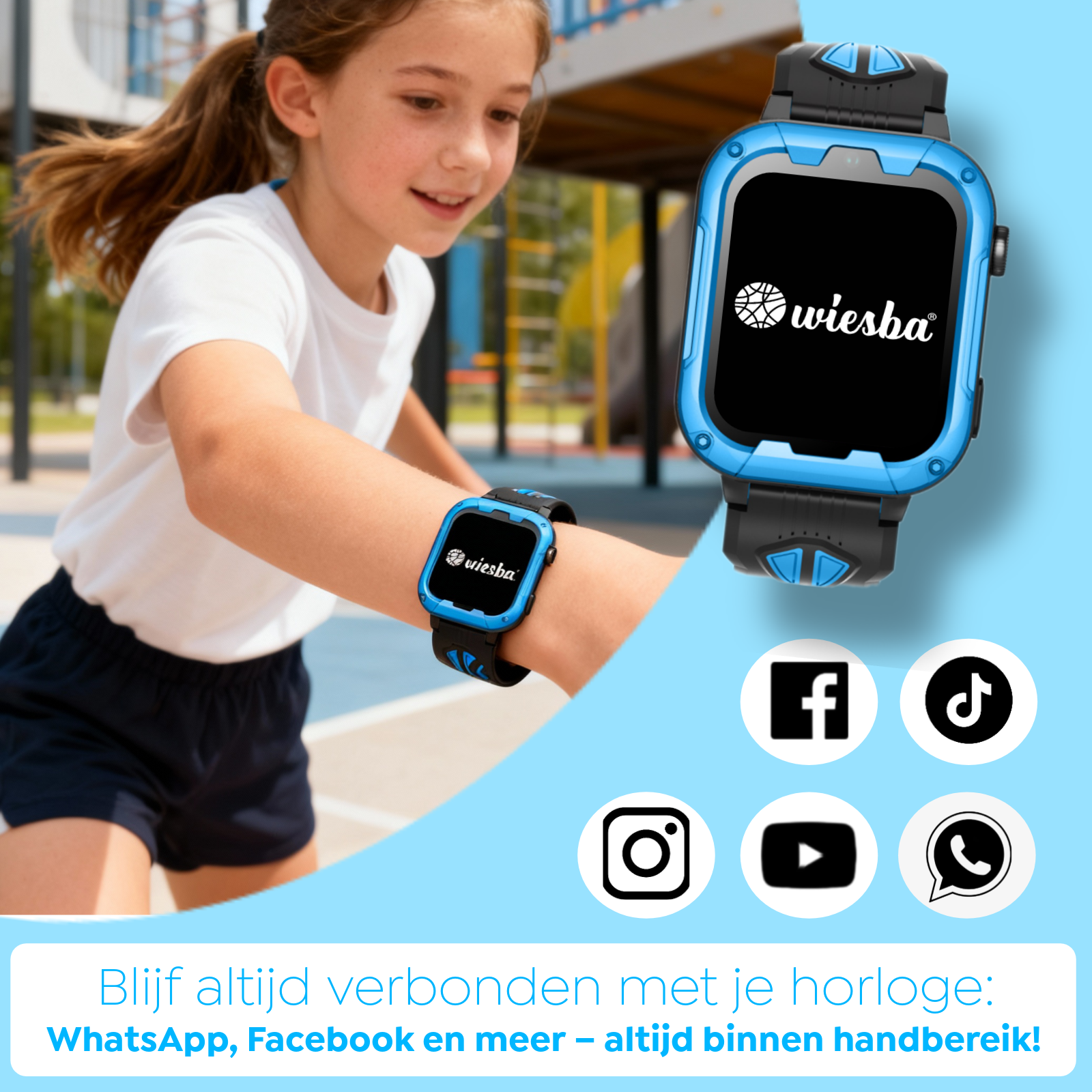 Wiesba WB40 gps kindersmartwatch