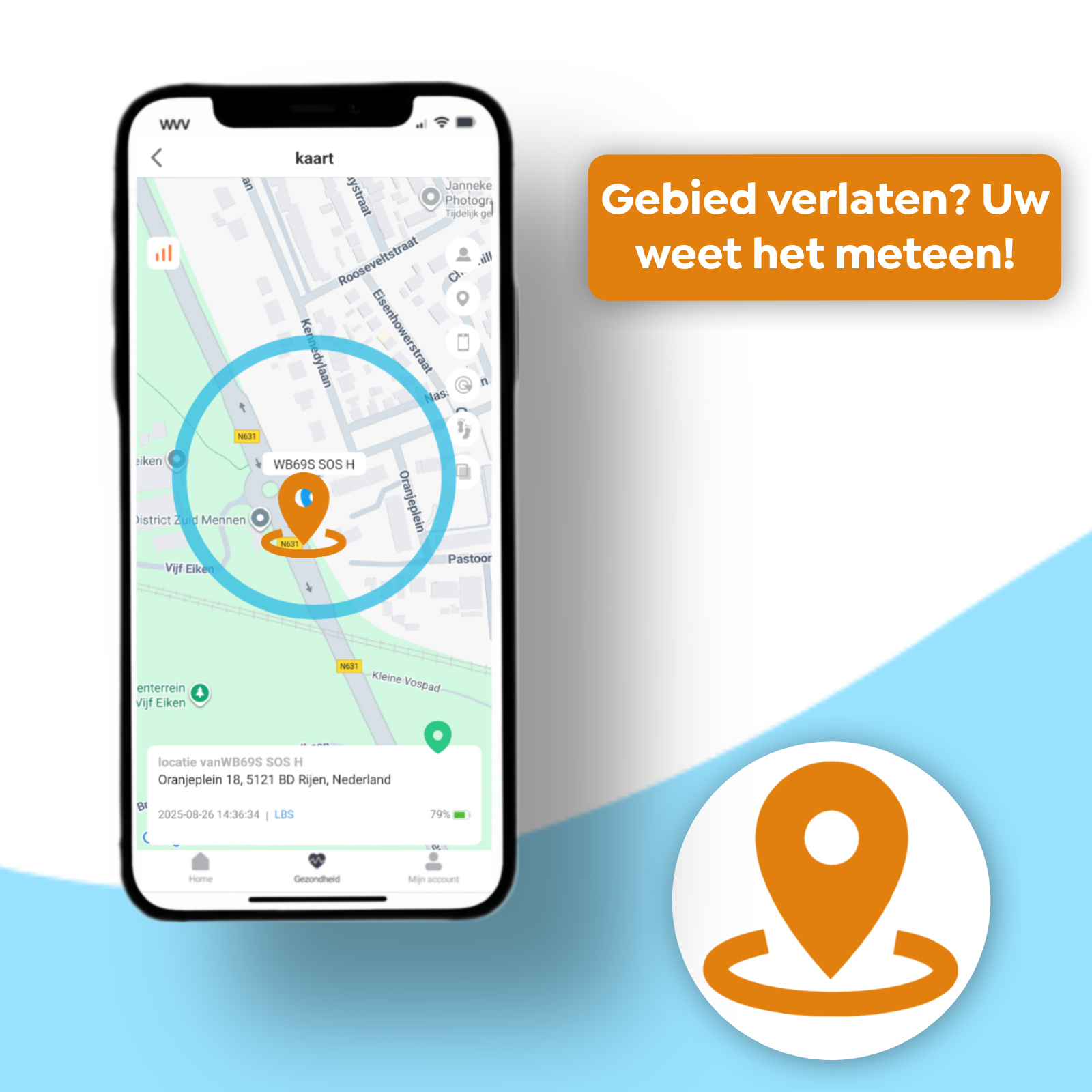 Wiesba WB15 gps kindersmartwatch