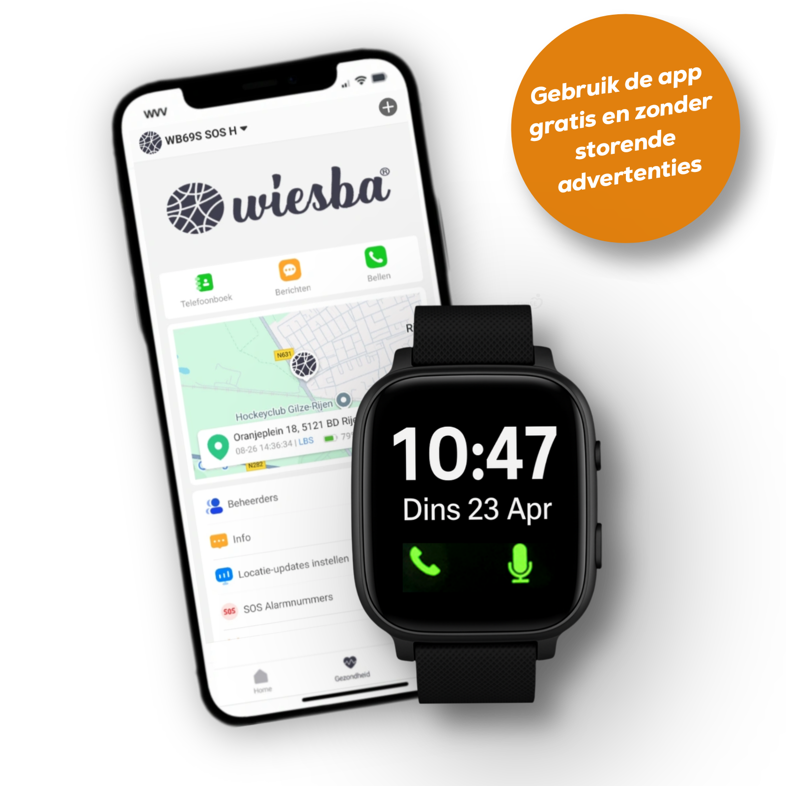 Wiesba WB5S senior Horloge