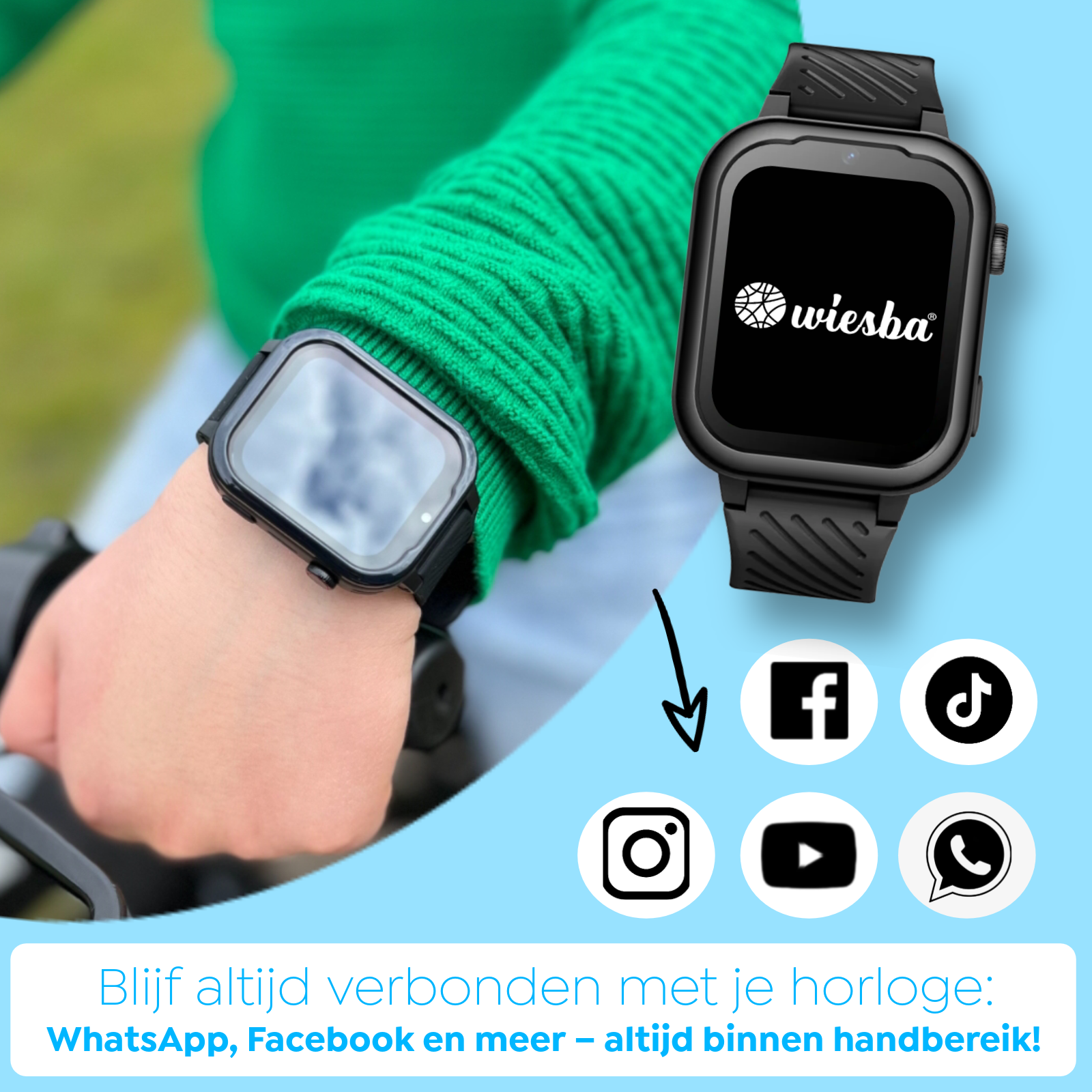 Wiesba WB39 gps kindersmartwatch