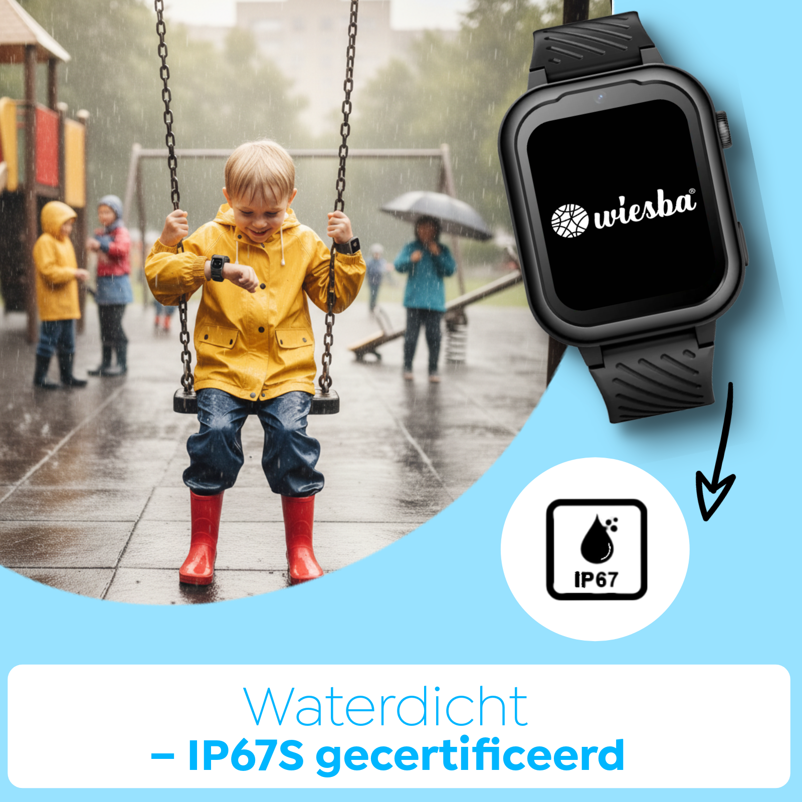 Wiesba WB39 gps kindersmartwatch