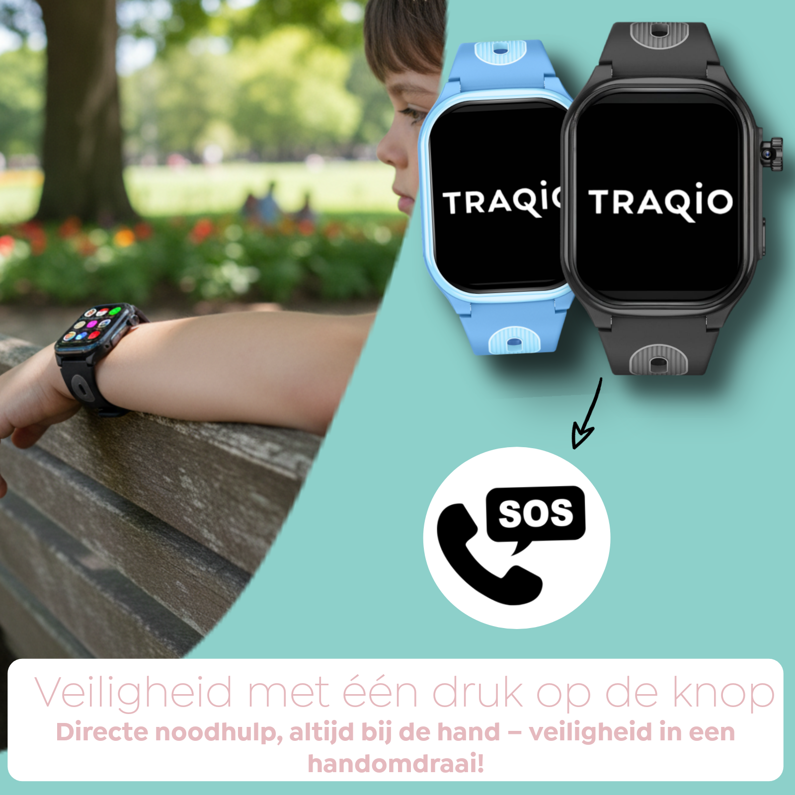 Traqio TRQ08 gps kindersmartwatch