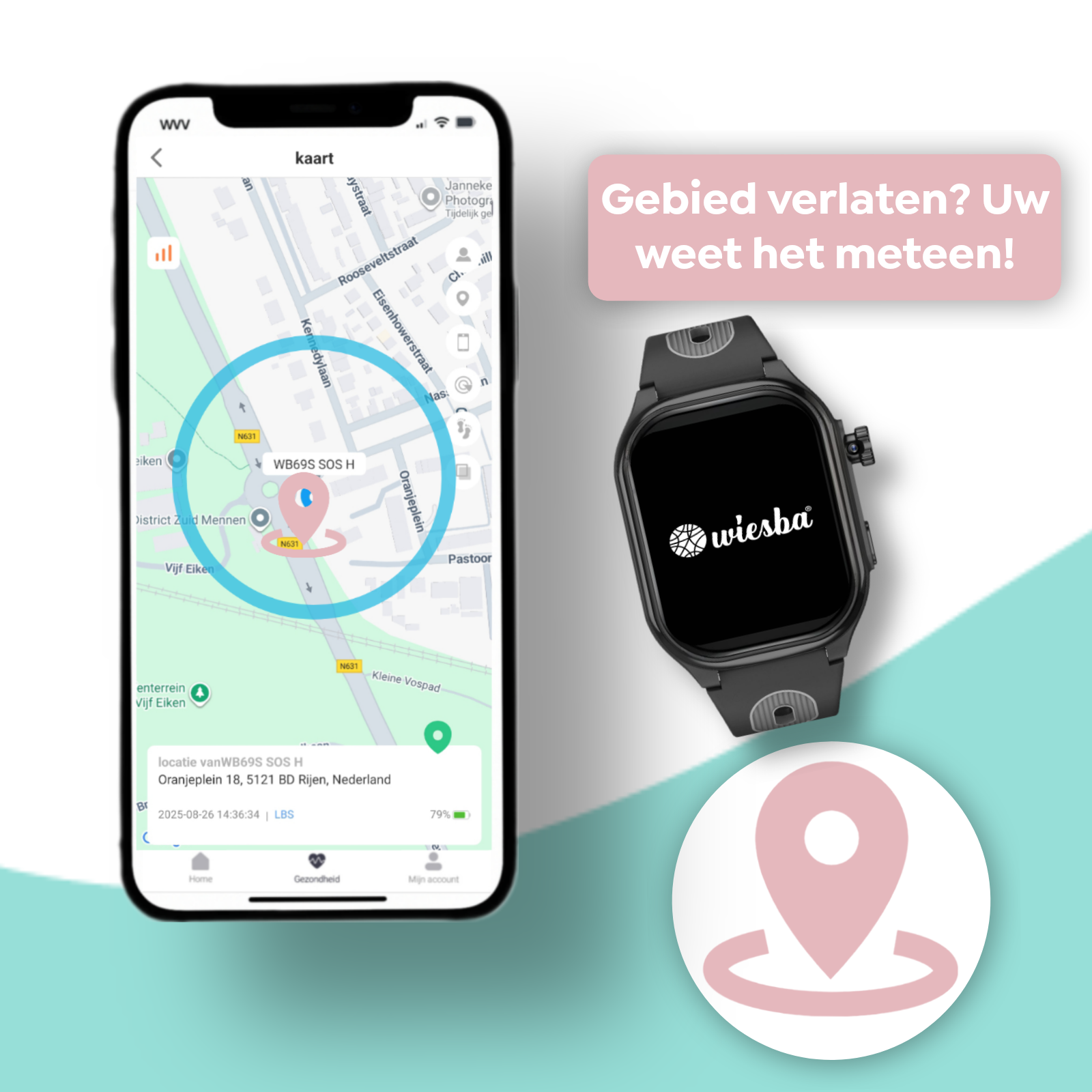 Traqio TRQ08 gps kindersmartwatch