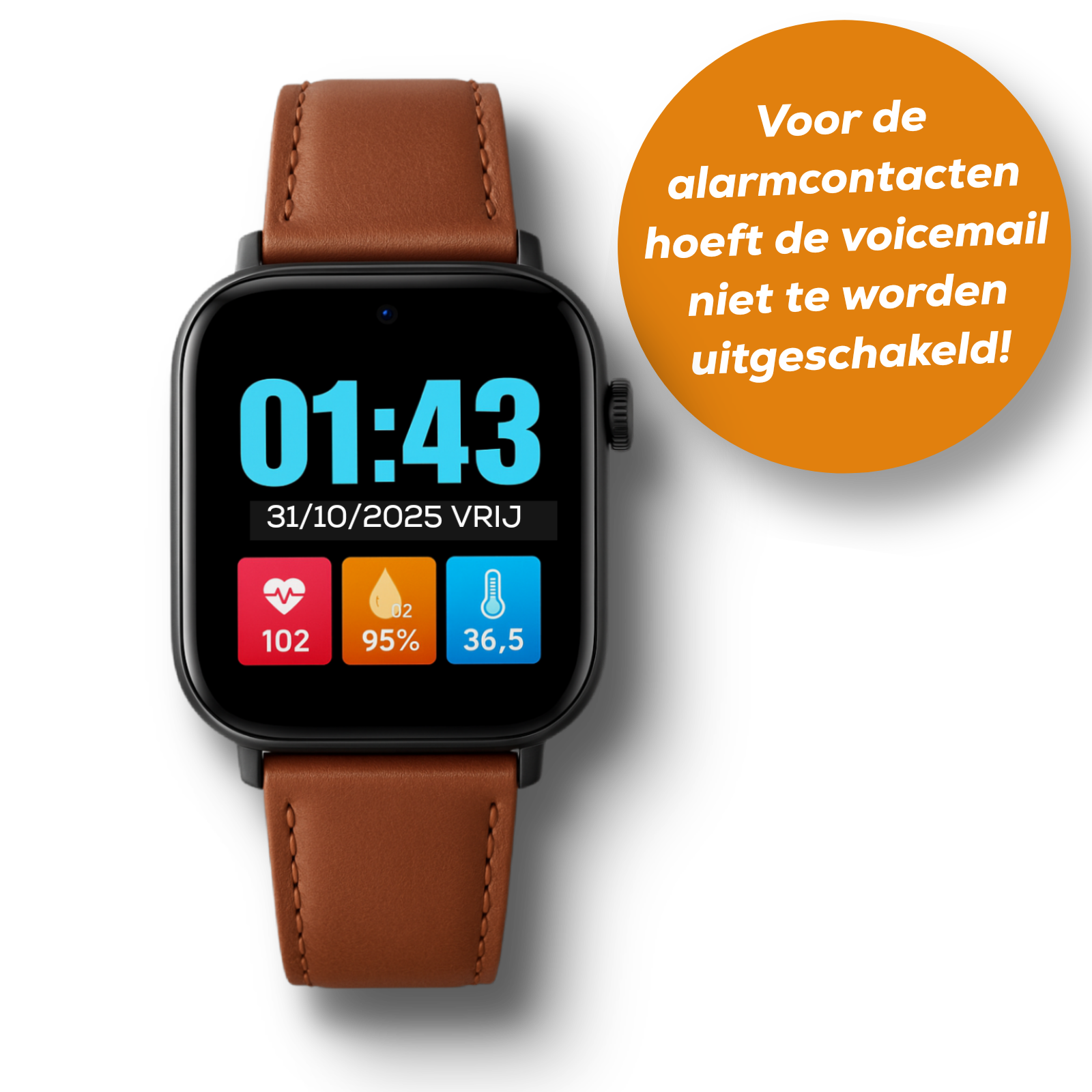 Wiesba WB70S Senioren-Smartwatch