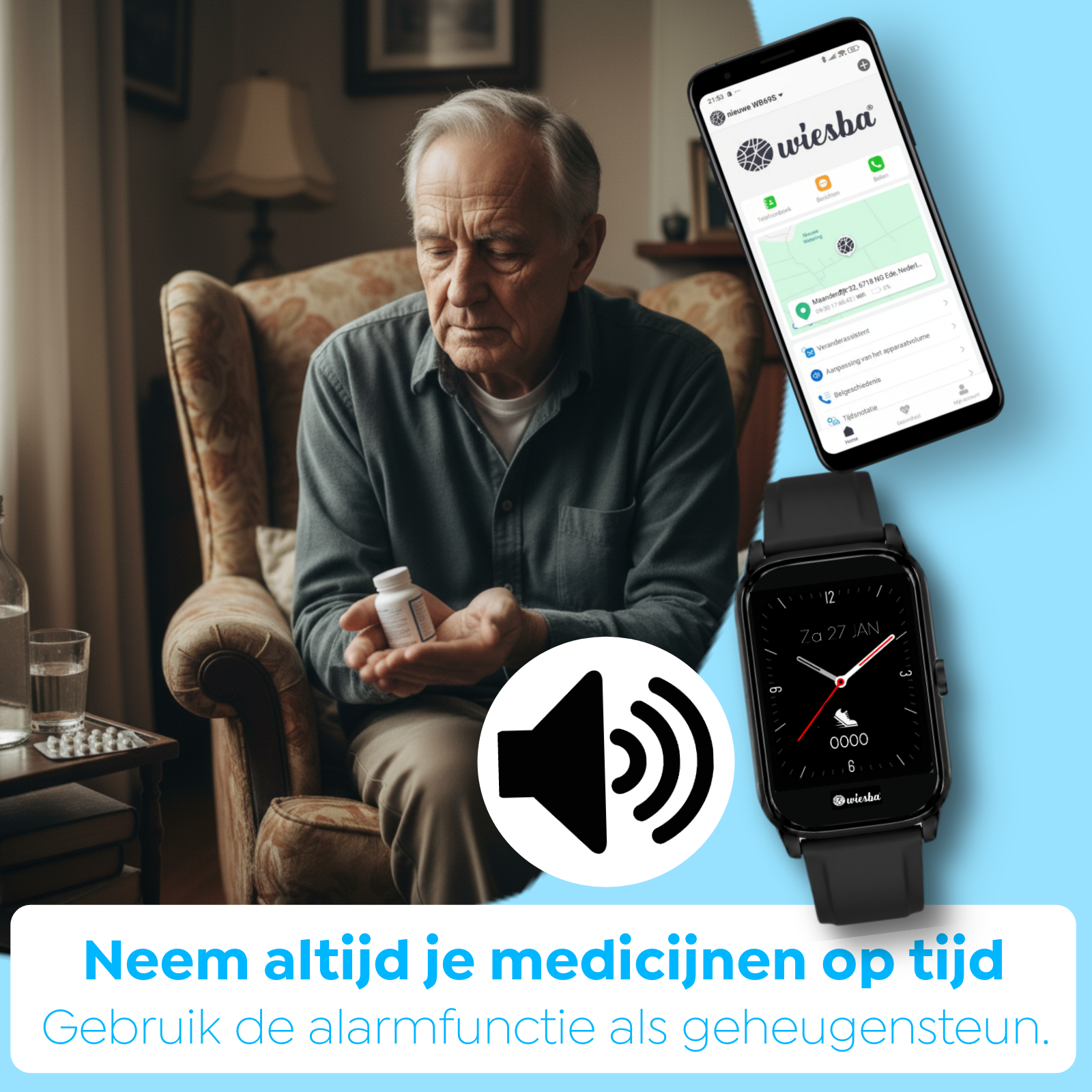 Montre senior Wiesba WB32A 