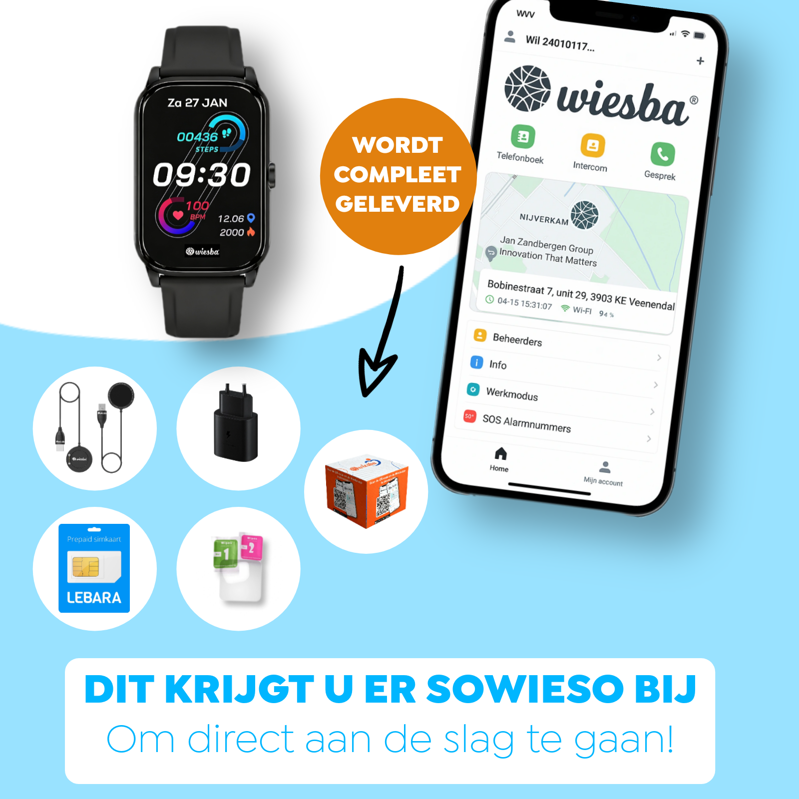 Montre senior Wiesba WB32A 