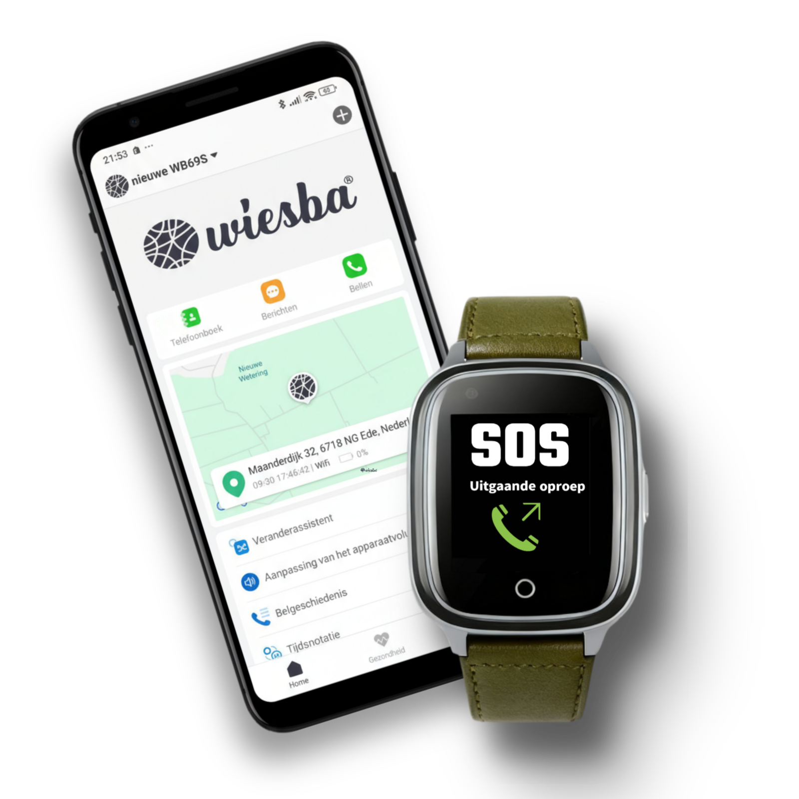 Wiesba WB34S senior Horloge