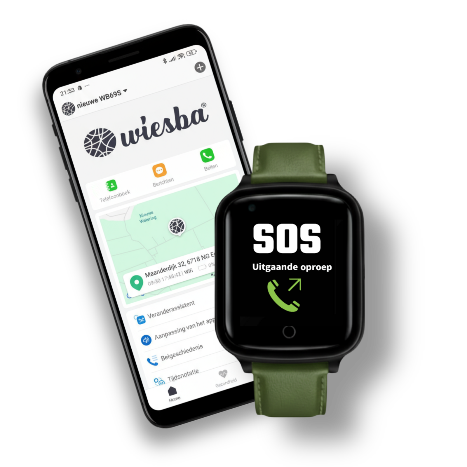 Wiesba WB73S senior smartwatch