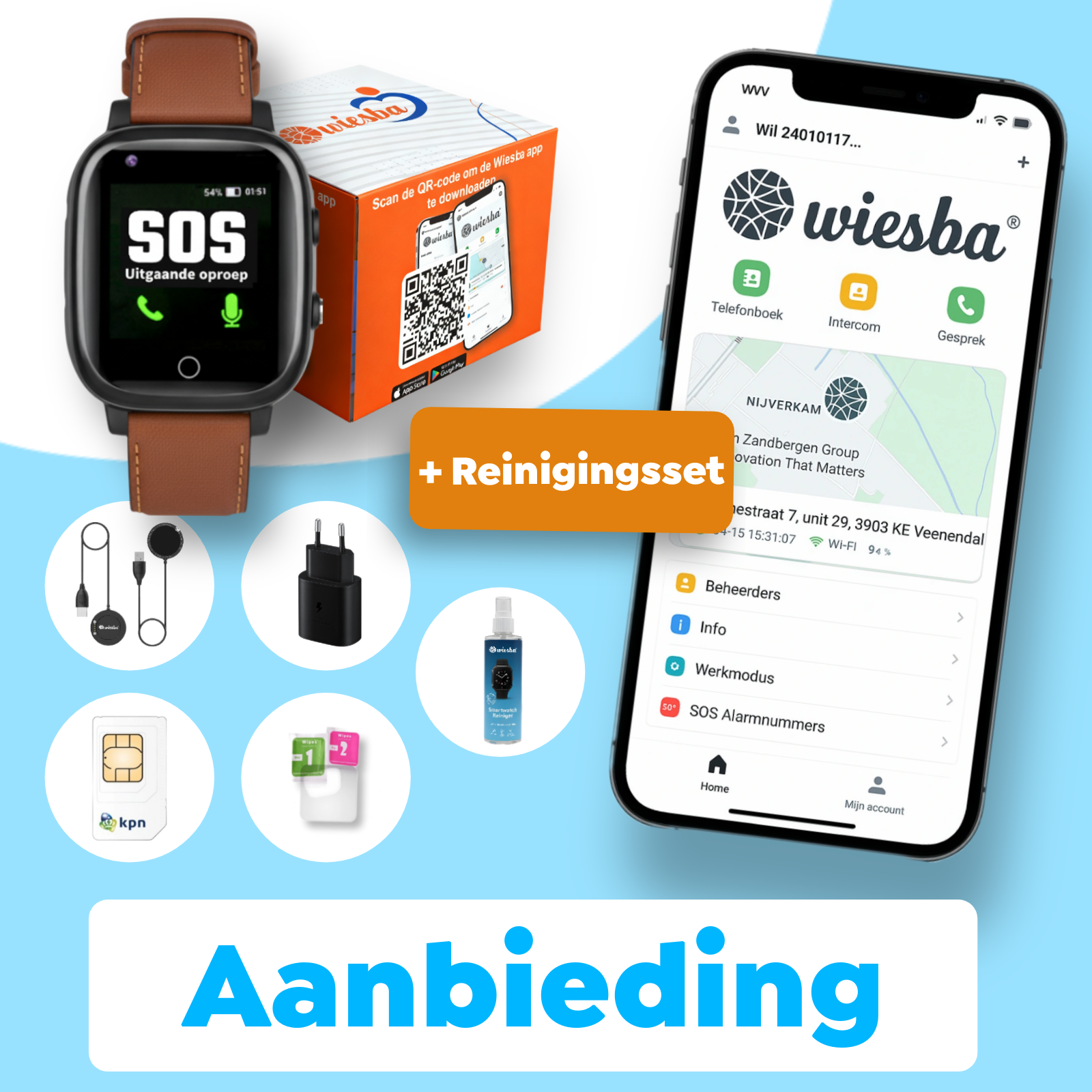 Wiesba WB68S senior Horloge