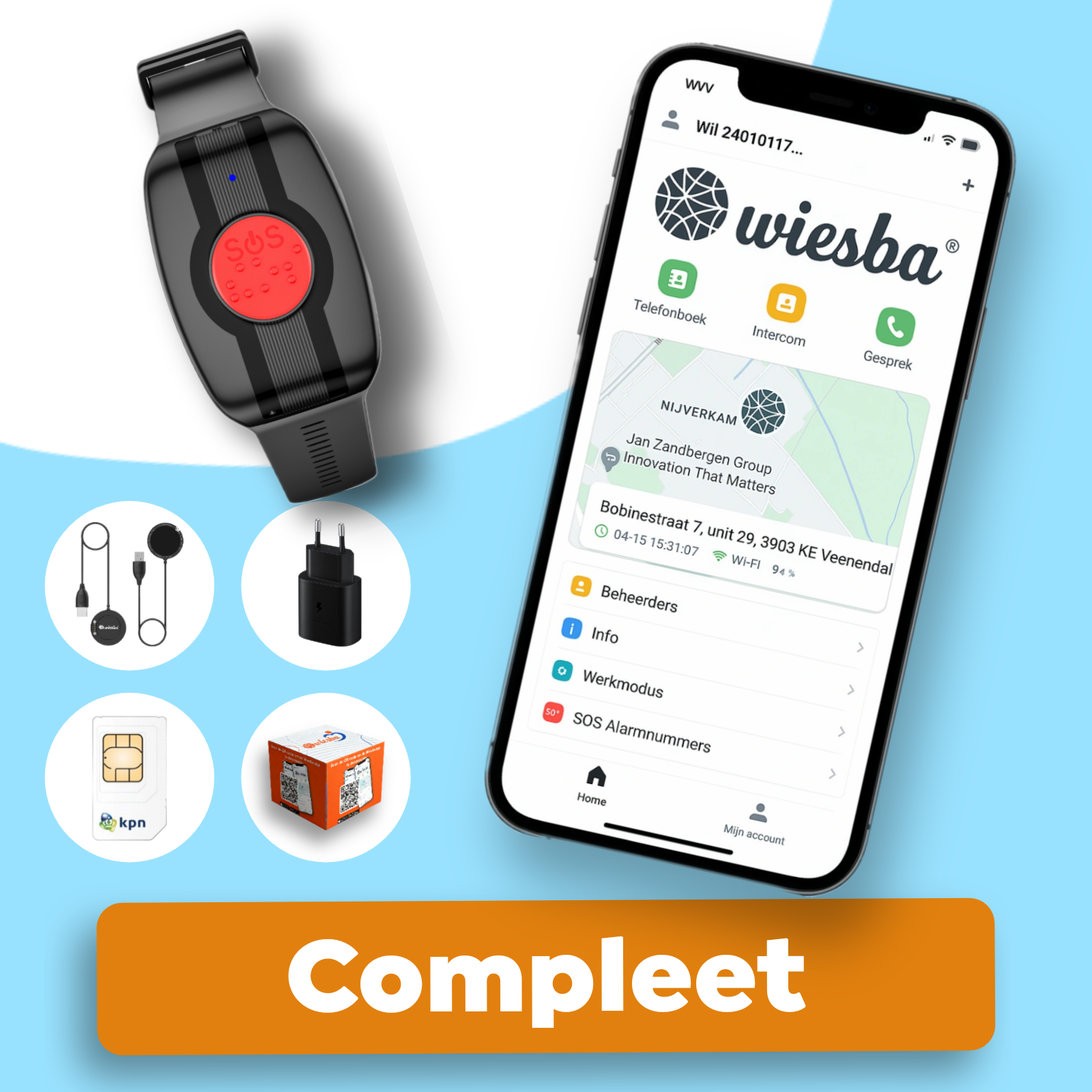 Wiesba WB74S senior smartwatch