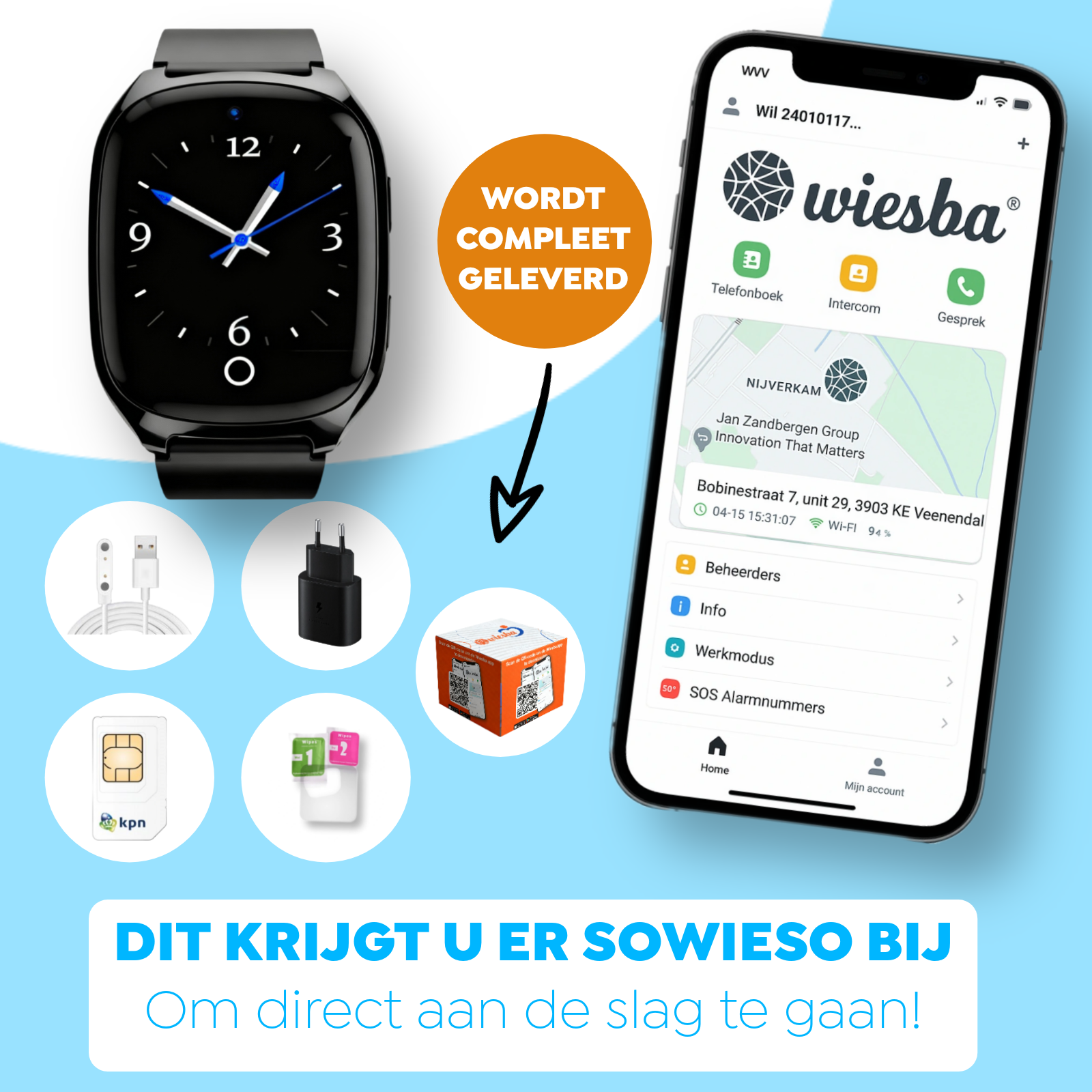 Wiesba WB70S senior smartwatch