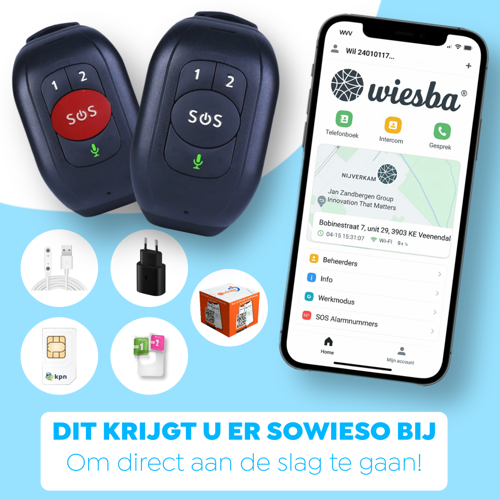 Wiesba WB62S senior smartwatch