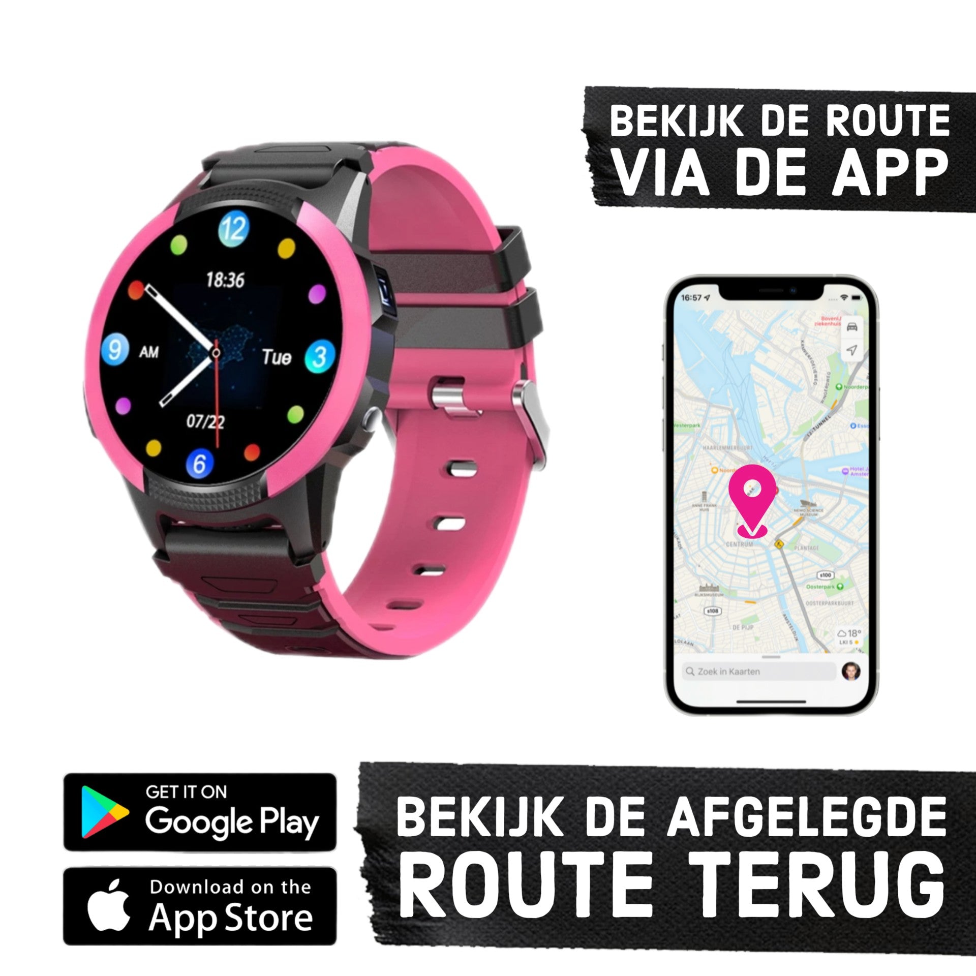 Horloge waar je discount mee kan bellen kind